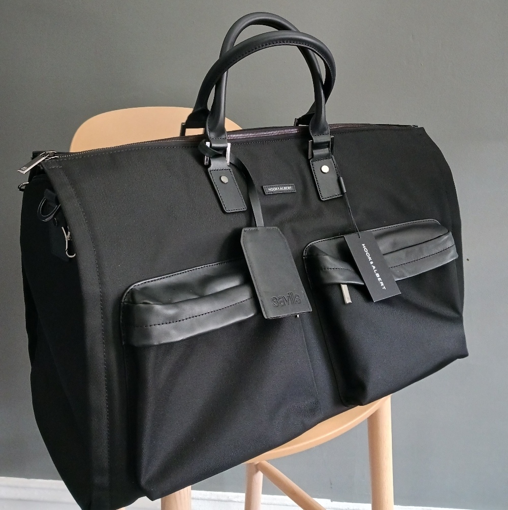 NWT Hook & Albert Travel Garment Weekender Bag